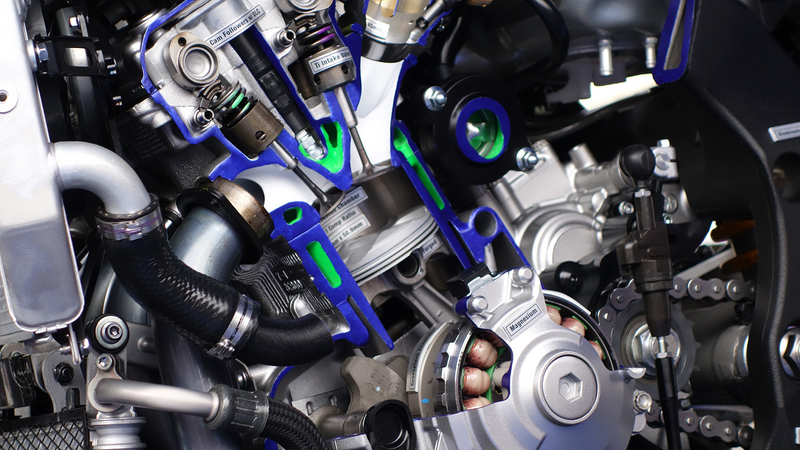 Illustration for article titled Yamaha Sliced An R1 M In Half To Spill Its Guts